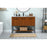 Elegant Kitchen/Bath Sloane 48" Single Bathroom Vanity, Teak