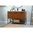 Elegant Sloane 48" Single Bathroom Vanity, Teak/Backsplash