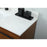 Elegant Sloane 48" Single Bathroom Vanity, Teak/Backsplash