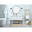 Elegant Kitchen/Bath Sloane 48" Single Bathroom Vanity, White