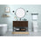 Elegant Sloane 48" Single Bathroom Vanity, White/Backsplash