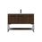 Elegant Kitchen/Bath Sloane 48" Single Bathroom Vanity, Walnut - VF42548MWT