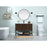 Elegant Kitchen/Bath Sloane 48" Single Bathroom Vanity, Walnut