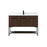 Elegant Sloane 48" Single Bathroom Vanity, Walnut/Backsplash - VF42548MWT-BS