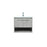 Elegant Roman 24" Single Bathroom Vanity, Concrete Grey - VF43524MCG