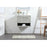 Elegant Roman 24" Single Bathroom Vanity, Concrete Grey