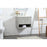 Elegant Roman 24" Single Bathroom Vanity, Concrete Grey