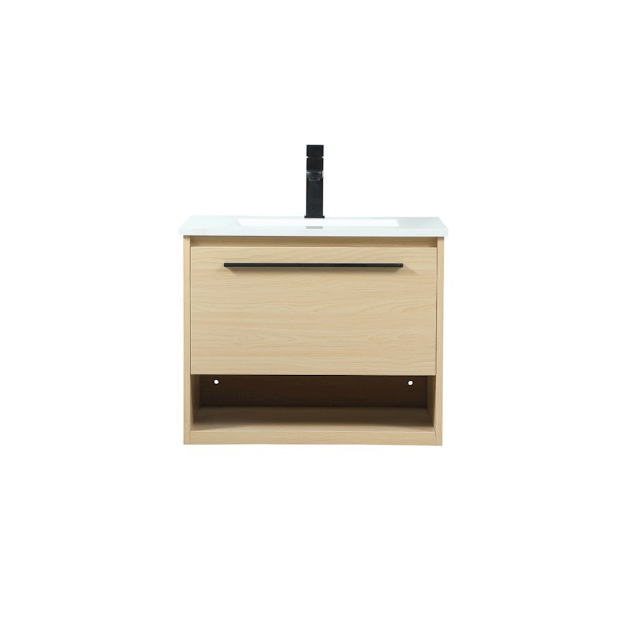 Elegant Kitchen/Bath Roman 24" Single Bathroom Vanity, Maple - VF43524MMP