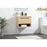 Elegant Kitchen/Bath Roman 24" Single Bathroom Vanity, Maple