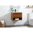 Elegant Kitchen/Bath Roman 24" Single Bathroom Vanity, Teak