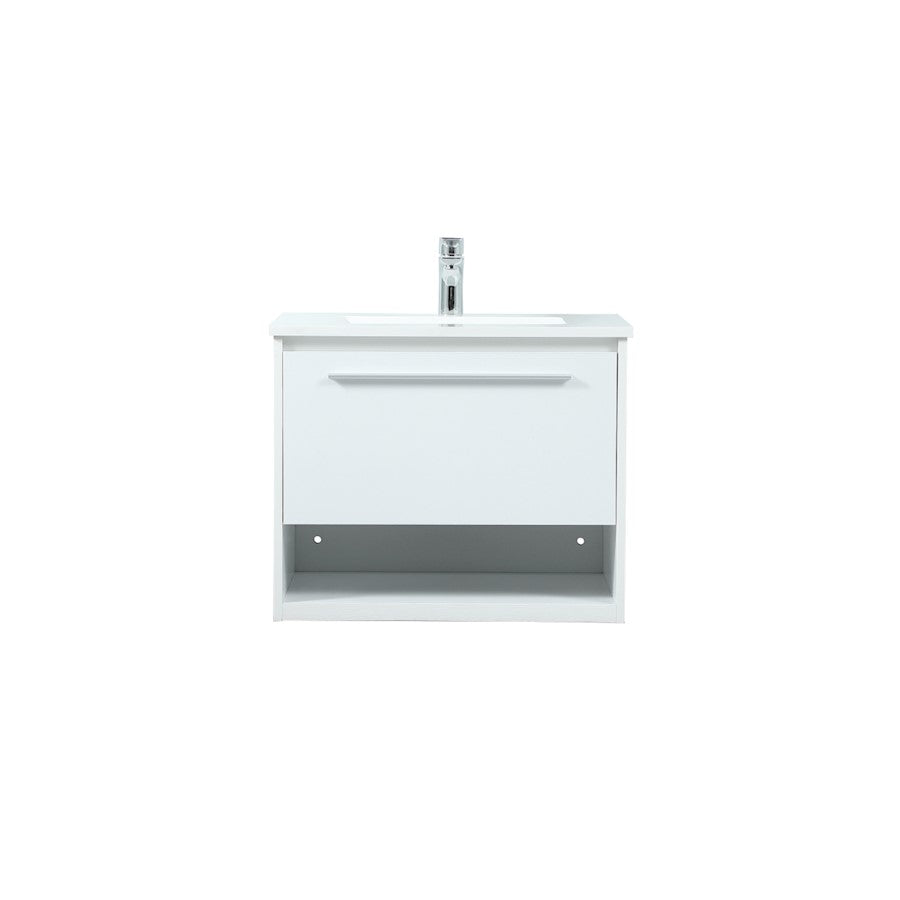 Elegant Kitchen/Bath Roman 24" Single Bathroom Vanity, White - VF43524MWH