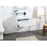 Elegant Kitchen/Bath Roman 24" Single Bathroom Vanity, White
