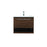 Elegant Kitchen/Bath Roman 24" Single Bathroom Vanity, Walnut - VF43524MWT