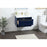 Elegant Roman 30" Single Bathroom Vanity, Blue/Backsplash