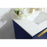 Elegant Roman 30" Single Bathroom Vanity, Blue/Backsplash