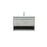 Elegant Roman 30" Single Bathroom Vanity, Concrete Grey - VF43530MCG