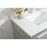 Elegant Roman 30" Single Vanity, Concrete Grey/Backsplash