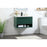 Elegant Roman 30" Single Bathroom Vanity, Green/Backsplash