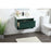 Elegant Roman 30" Single Bathroom Vanity, Green/Backsplash