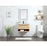 Elegant Roman 30" Single Bathroom Vanity, Green/Backsplash