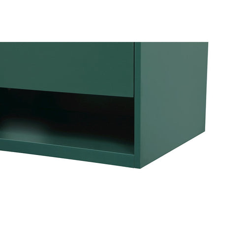 Elegant Kitchen/Bath Roman 30" Single Bathroom Vanity, Maple