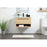 Elegant Roman 30" Single Bathroom Vanity, Maple/Backsplash
