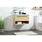 Elegant Roman 30" Single Bathroom Vanity, Maple/Backsplash