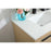 Elegant Roman 30" Single Bathroom Vanity, Maple/Backsplash