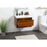 Elegant Roman 30" Single Bathroom Vanity, Teak/Backsplash
