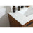 Elegant Roman 30" Single Bathroom Vanity, Teak/Backsplash