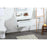 Elegant Roman 30" Single Bathroom Vanity, White/Backsplash