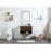 Elegant Roman 30" Single Bathroom Vanity, White/Backsplash
