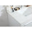 Elegant Roman 30" Single Bathroom Vanity, White/Backsplash