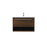 Elegant Kitchen/Bath Roman 30" Single Bathroom Vanity, Walnut - VF43530MWT