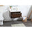 Elegant Roman 30" Single Bathroom Vanity, Walnut/Backsplash