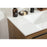 Elegant Kitchen/Bath Roman 30" Single Bathroom Vanity, Walnut Brown
