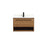 Elegant Roman 30" Single Bathroom Vanity, Walnut Brown/Backsplash - VF43530WB-BS