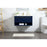 Elegant Kitchen/Bath Roman 36" Single Bathroom Vanity, Blue