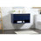 Elegant Kitchen/Bath Roman 36" Single Bathroom Vanity, Blue