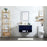 Elegant Kitchen/Bath Roman 36" Single Bathroom Vanity, Blue