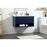 Elegant Roman 36" Single Bathroom Vanity, Blue/Backsplash