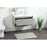 Elegant Roman 36" Single Bathroom Vanity, Concrete Grey
