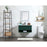 Elegant Roman 36" Single Vanity, Concrete Grey/Backsplash