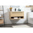 Elegant Kitchen/Bath Roman 36" Single Bathroom Vanity, Maple
