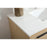 Elegant Kitchen/Bath Roman 36" Single Bathroom Vanity, Maple
