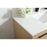 Elegant Roman 36" Single Bathroom Vanity, Maple/Backsplash