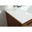 Elegant Kitchen/Bath Roman 36" Single Bathroom Vanity, Teak