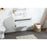 Elegant Kitchen/Bath Roman 36" Single Bathroom Vanity, White