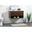 Elegant Kitchen/Bath Roman 36" Single Bathroom Vanity, Walnut