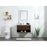 Elegant Kitchen/Bath Roman 36" Single Bathroom Vanity, Walnut